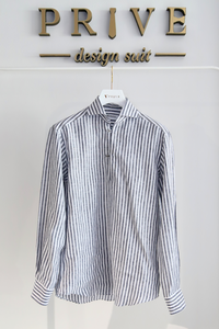 Striped capri shirt