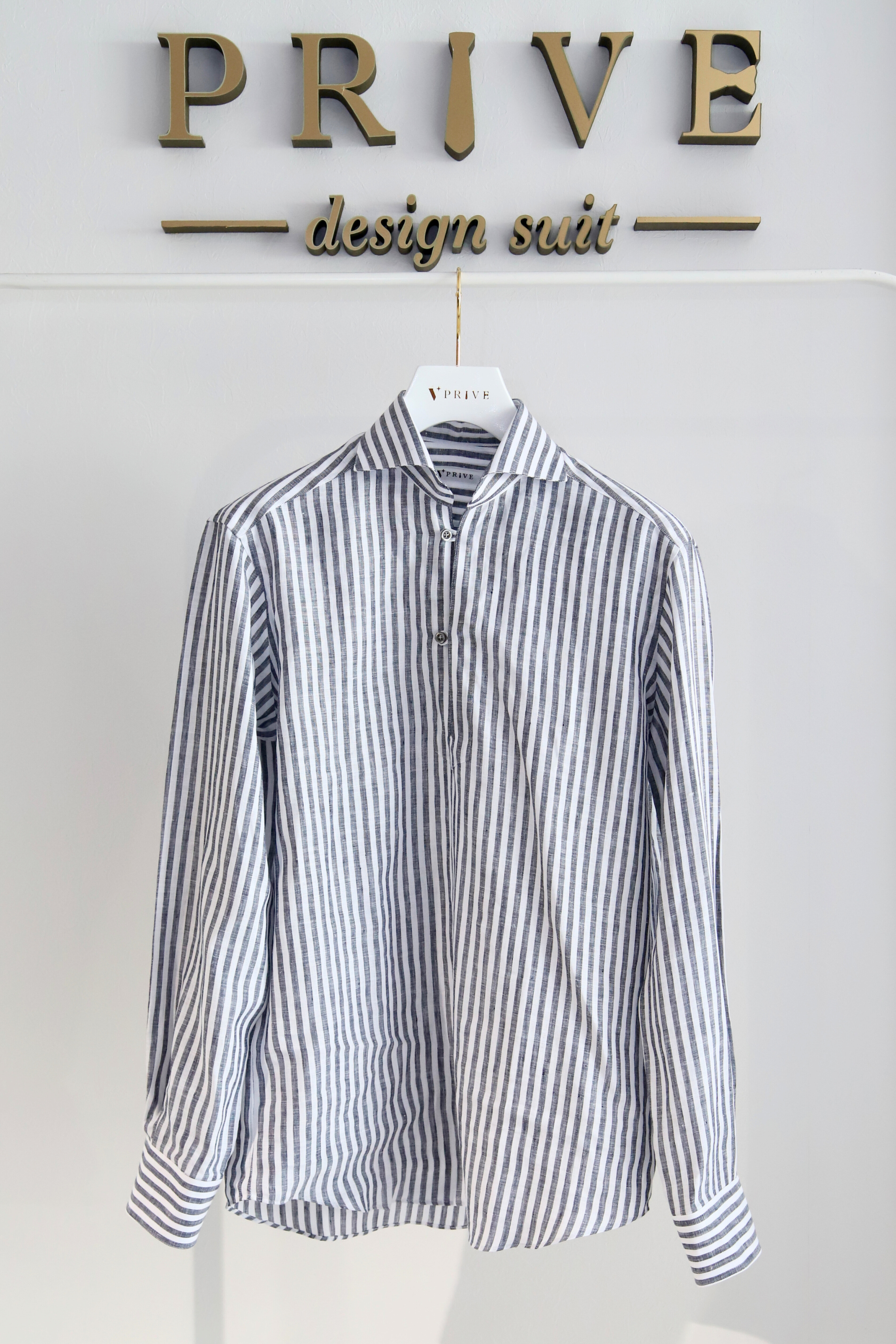 Striped capri shirt