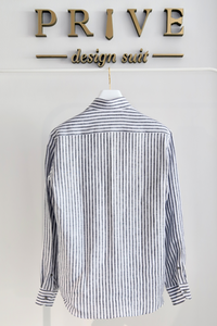 Striped capri shirt