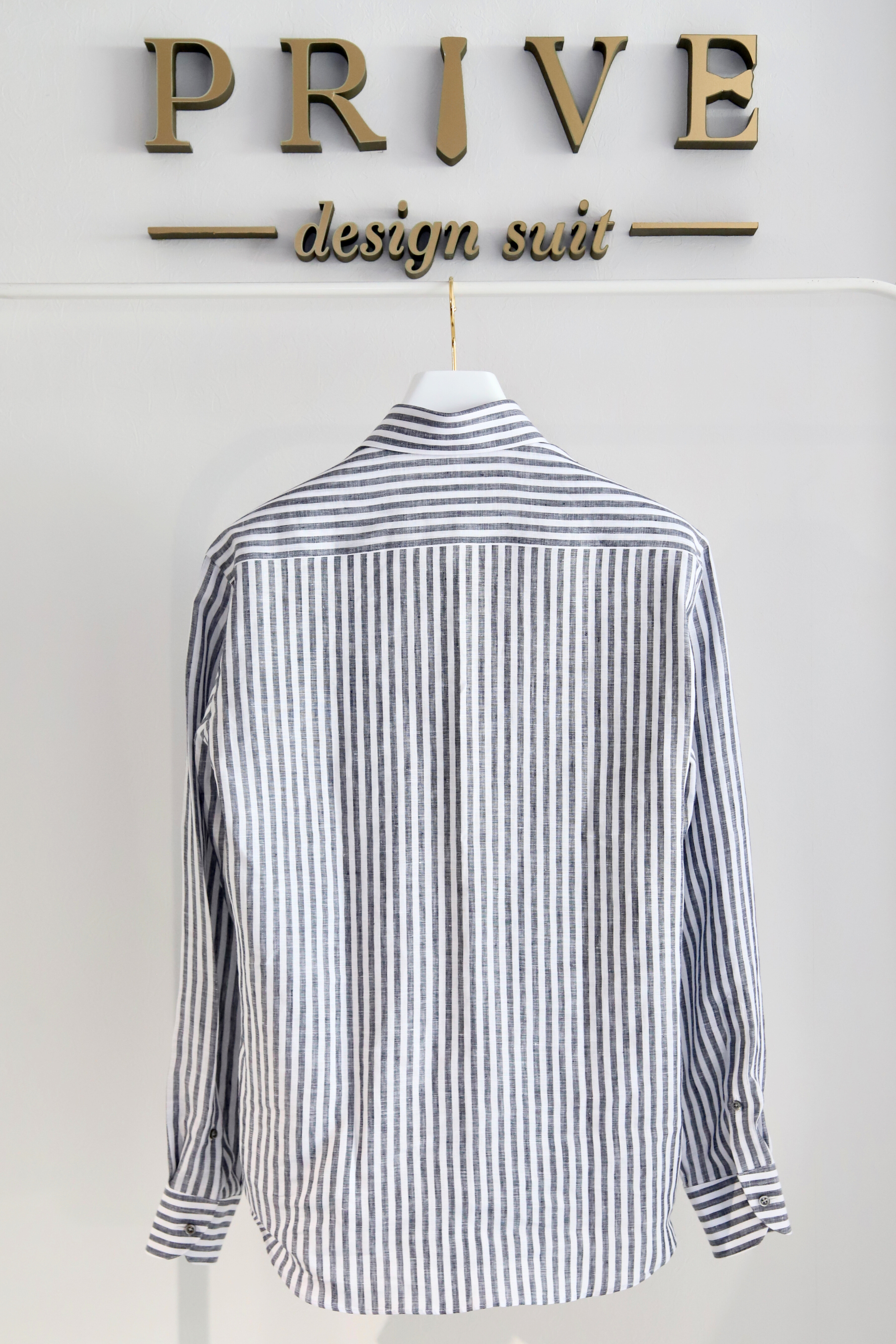 Striped capri shirt