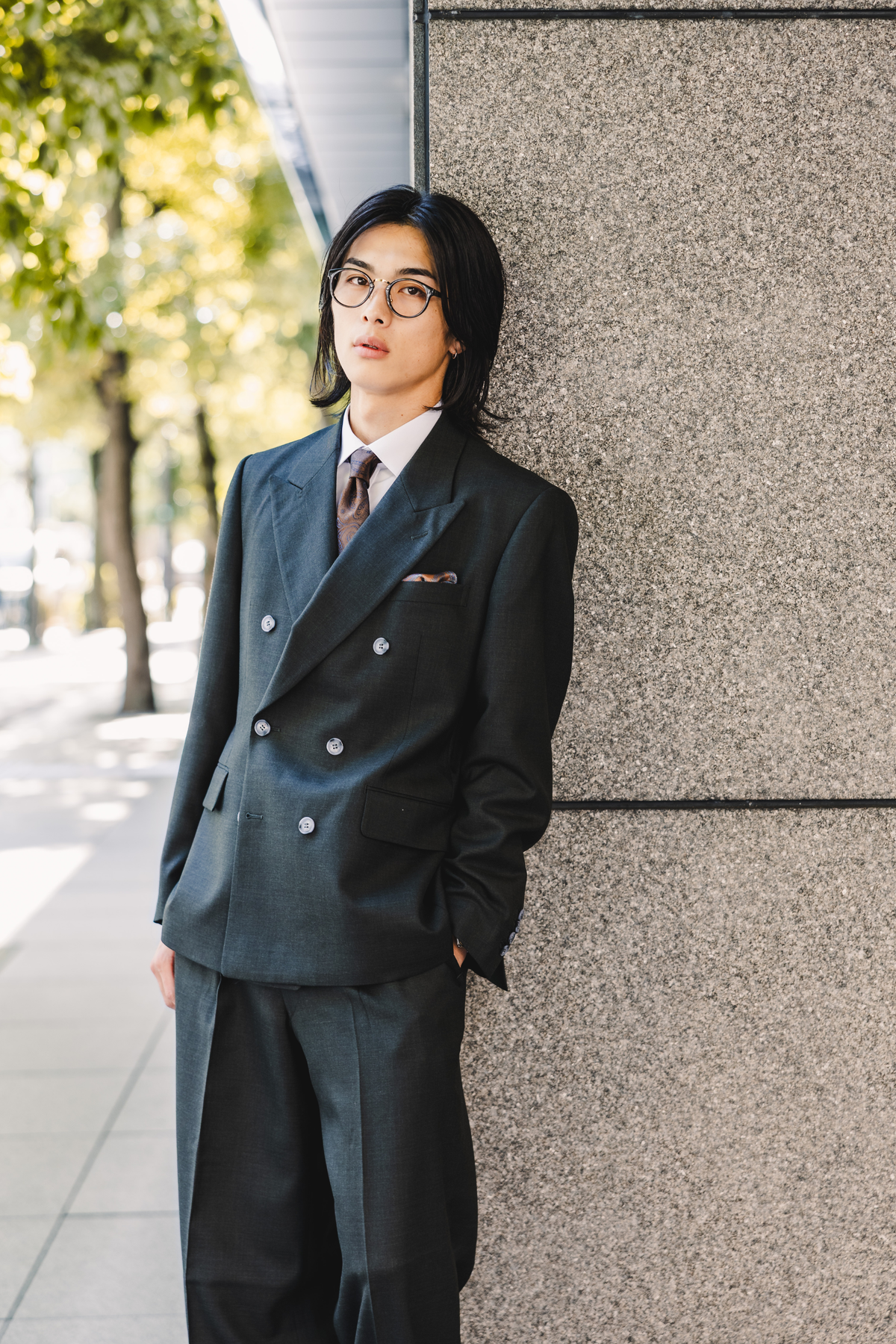 PRIVE プライブ 渋谷 スーツ セットアップ 美品 ダブル PRIVE プライブ