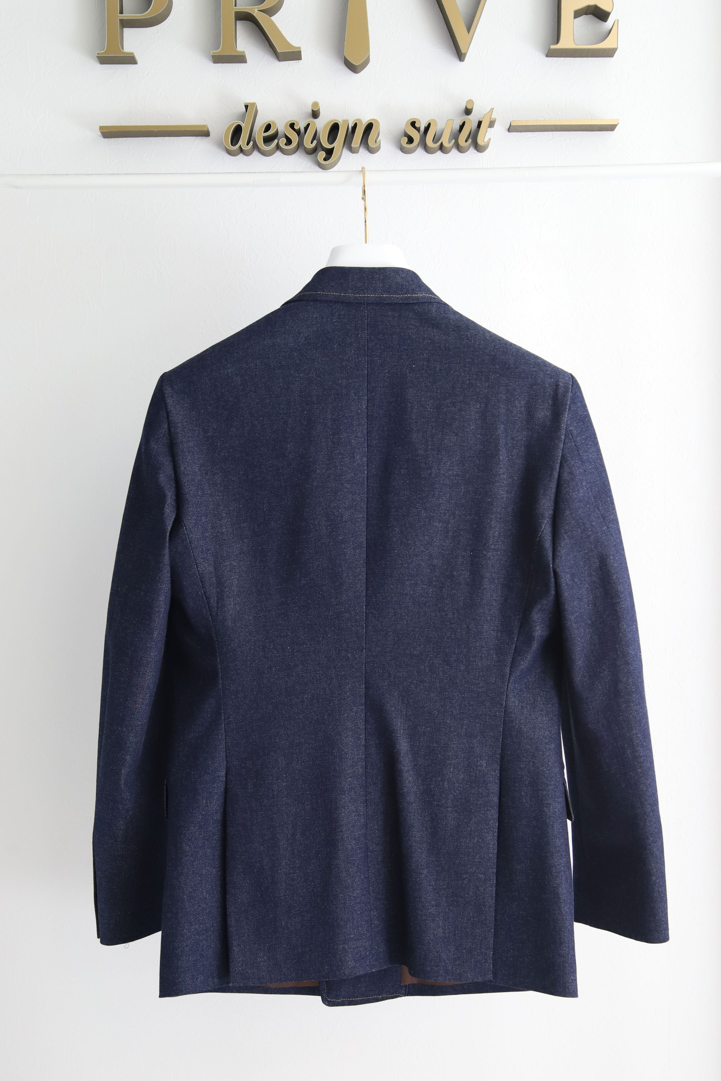 Restocked】Denim Double Setup/Blue × Orange Stitch – PRIVE ONLINE