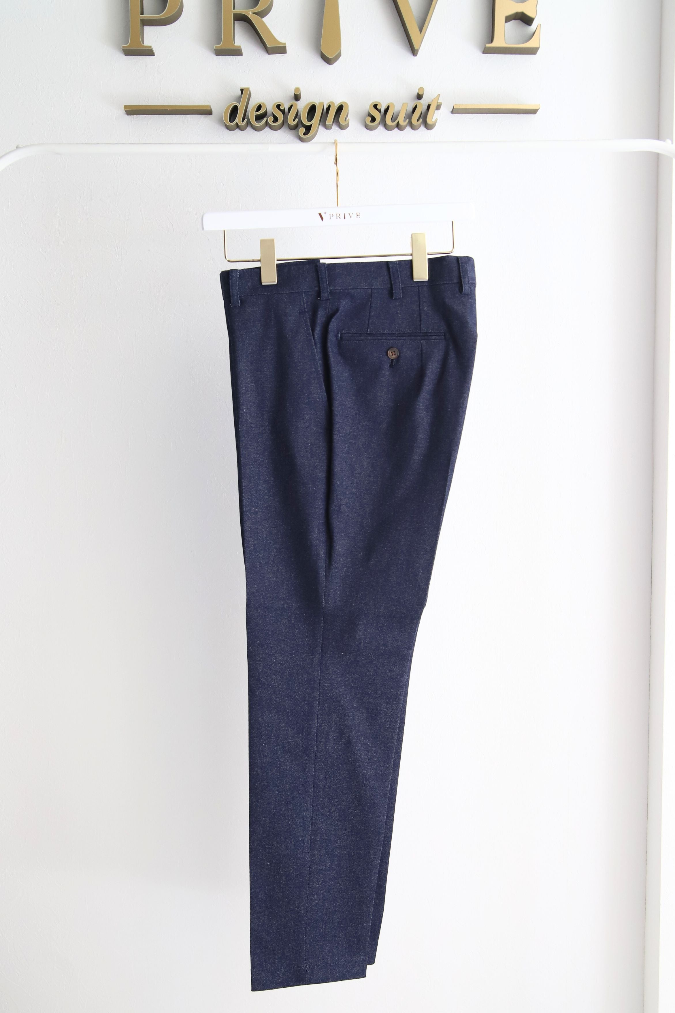 Restocked】Denim Double Setup/Blue × Orange Stitch – PRIVE ONLINE