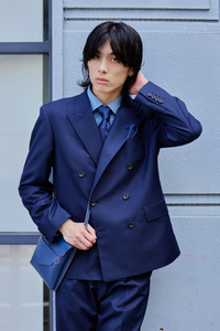 Oversized Double Setup/Navy