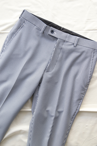 Seersucker Double Pants/Blue