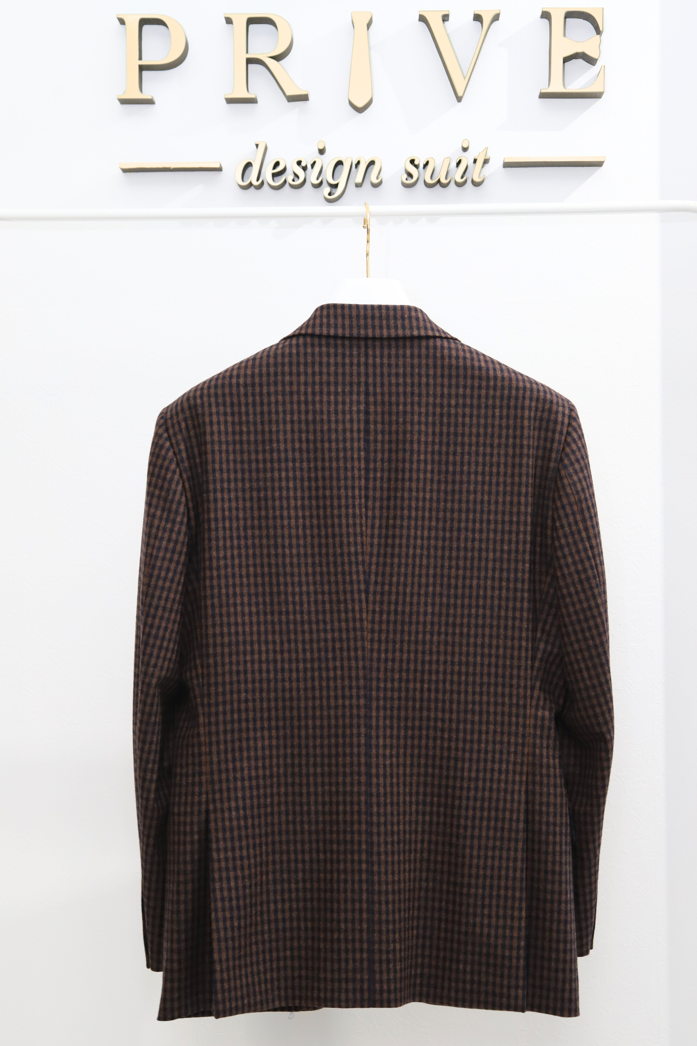 Flannel Check Jacket/Brown