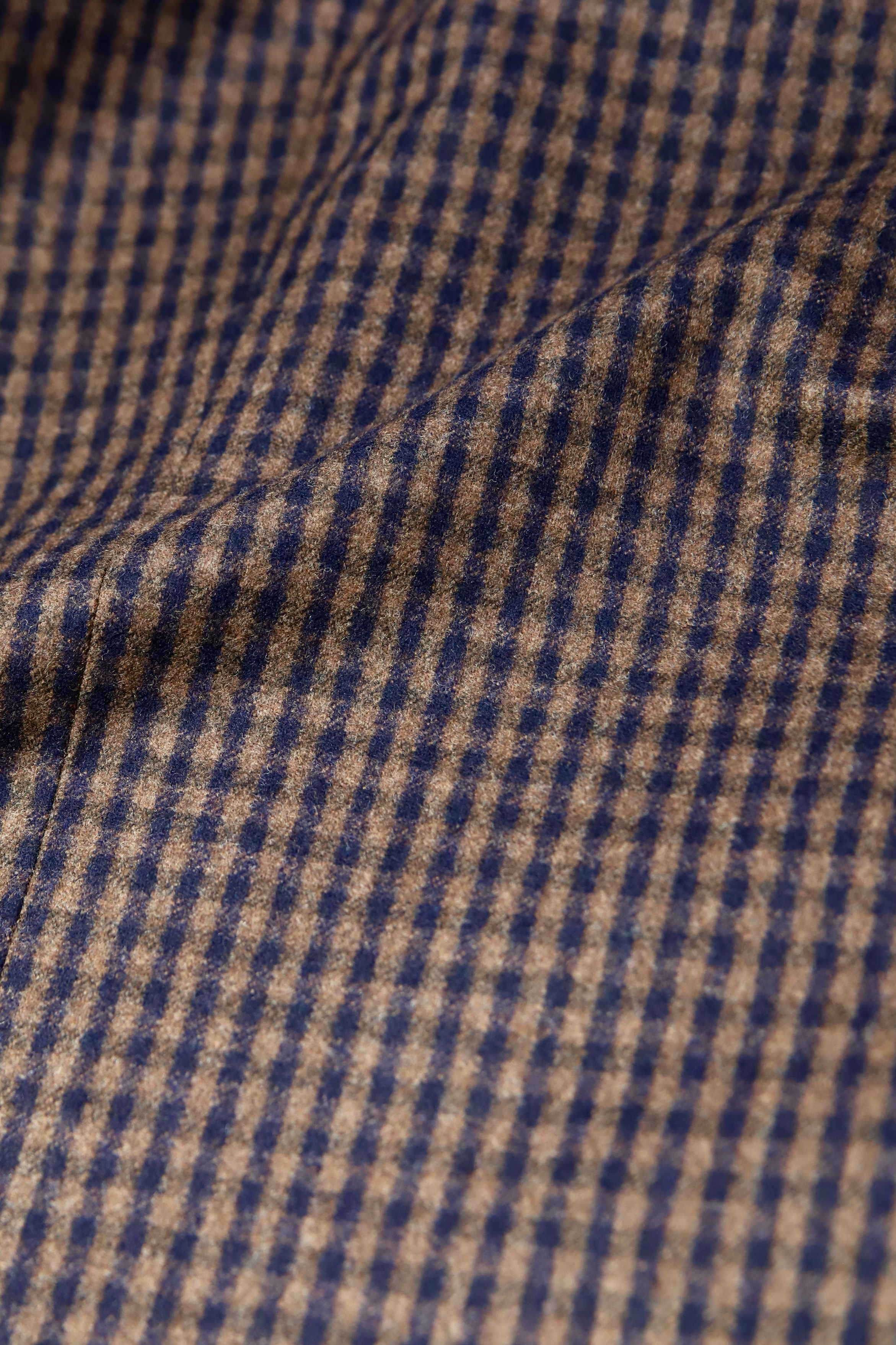 Flannel Check Jacket/Brown