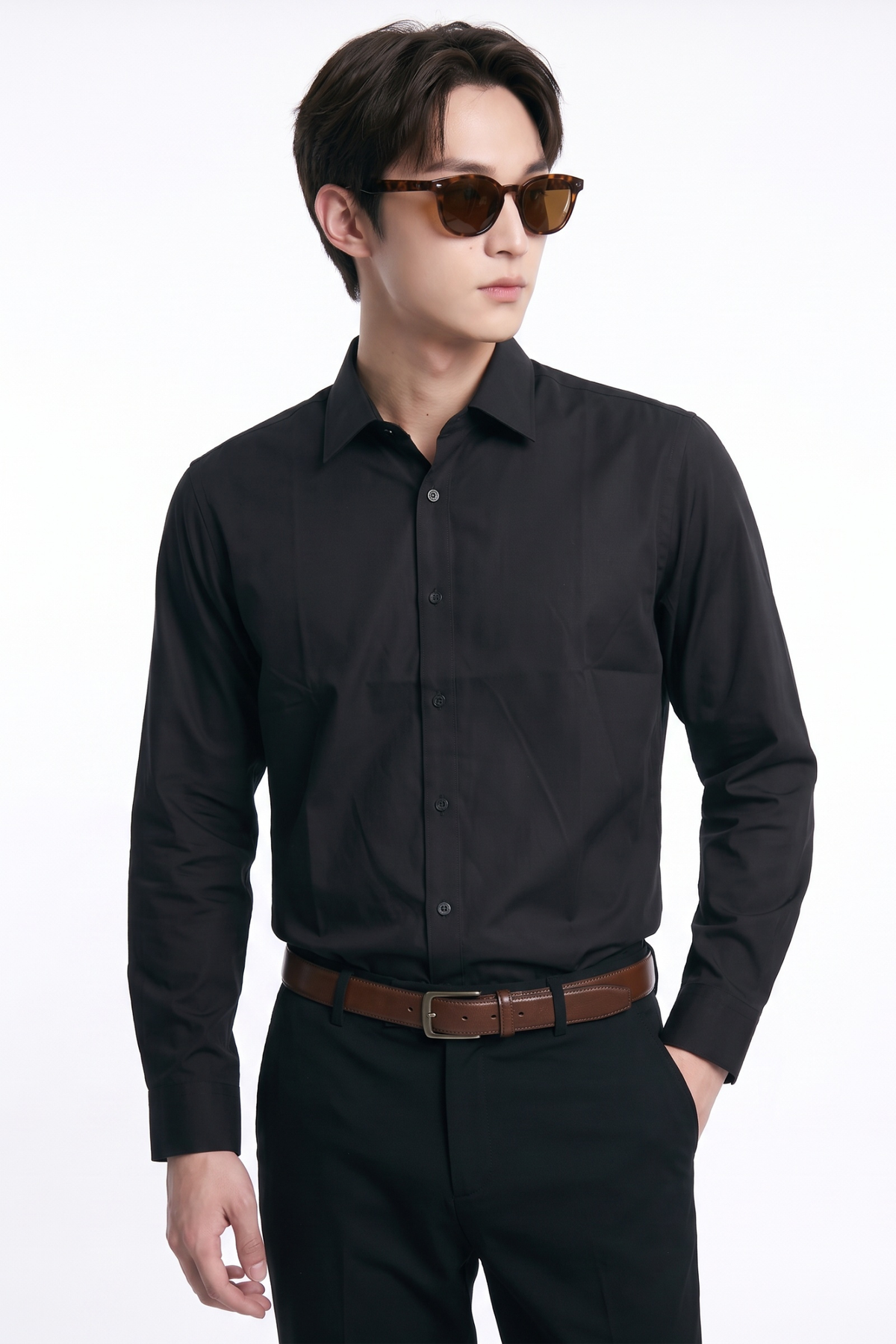 K Dress Shirt/Black