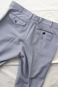 Seersucker Double Pants/Blue
