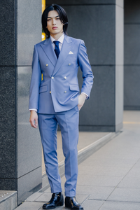 Gloss Double Setup/Light Blue × Silver