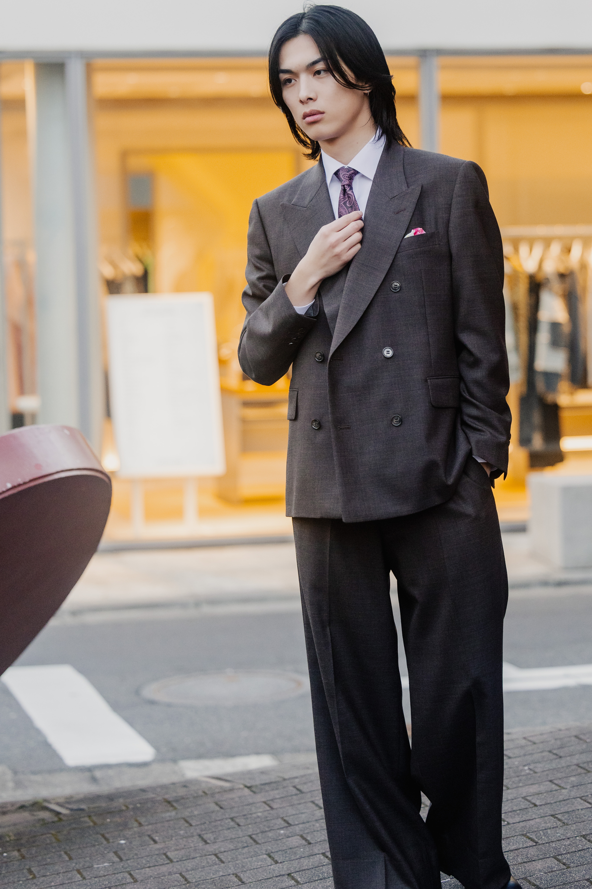 Oversized Double Setup/Brown