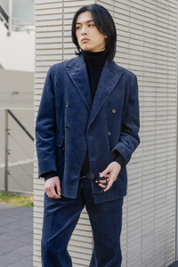 Oversized Corduroy Setup/Navy