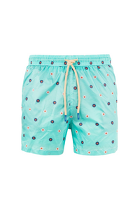 Swimwear／flower blue