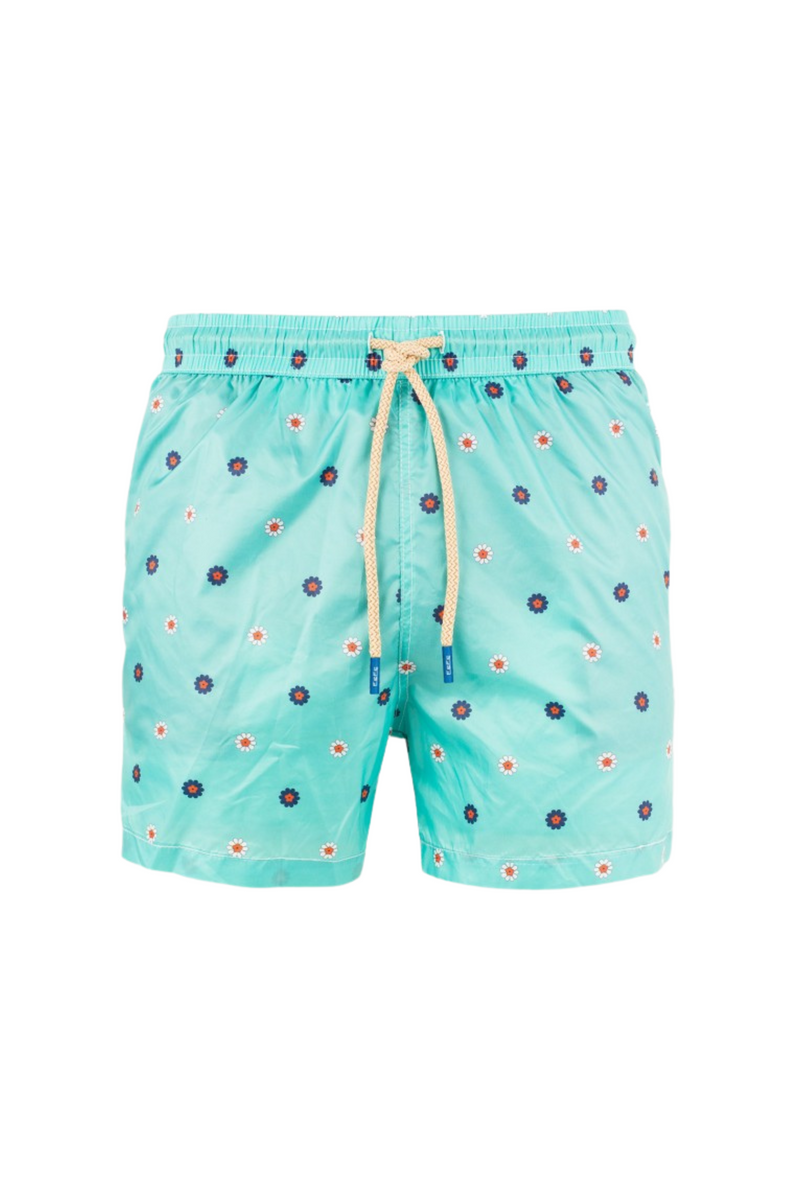 Swimwear／flower blue