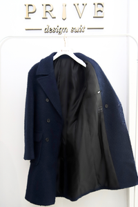 Boa Color Coat/Navy