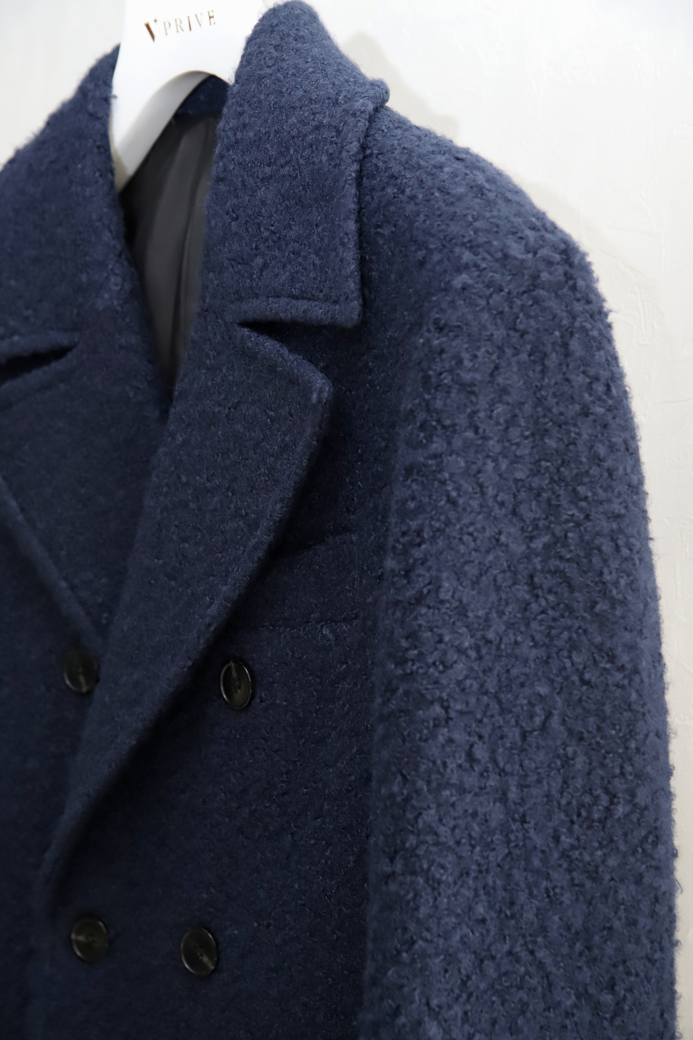Boa Color Coat/Navy