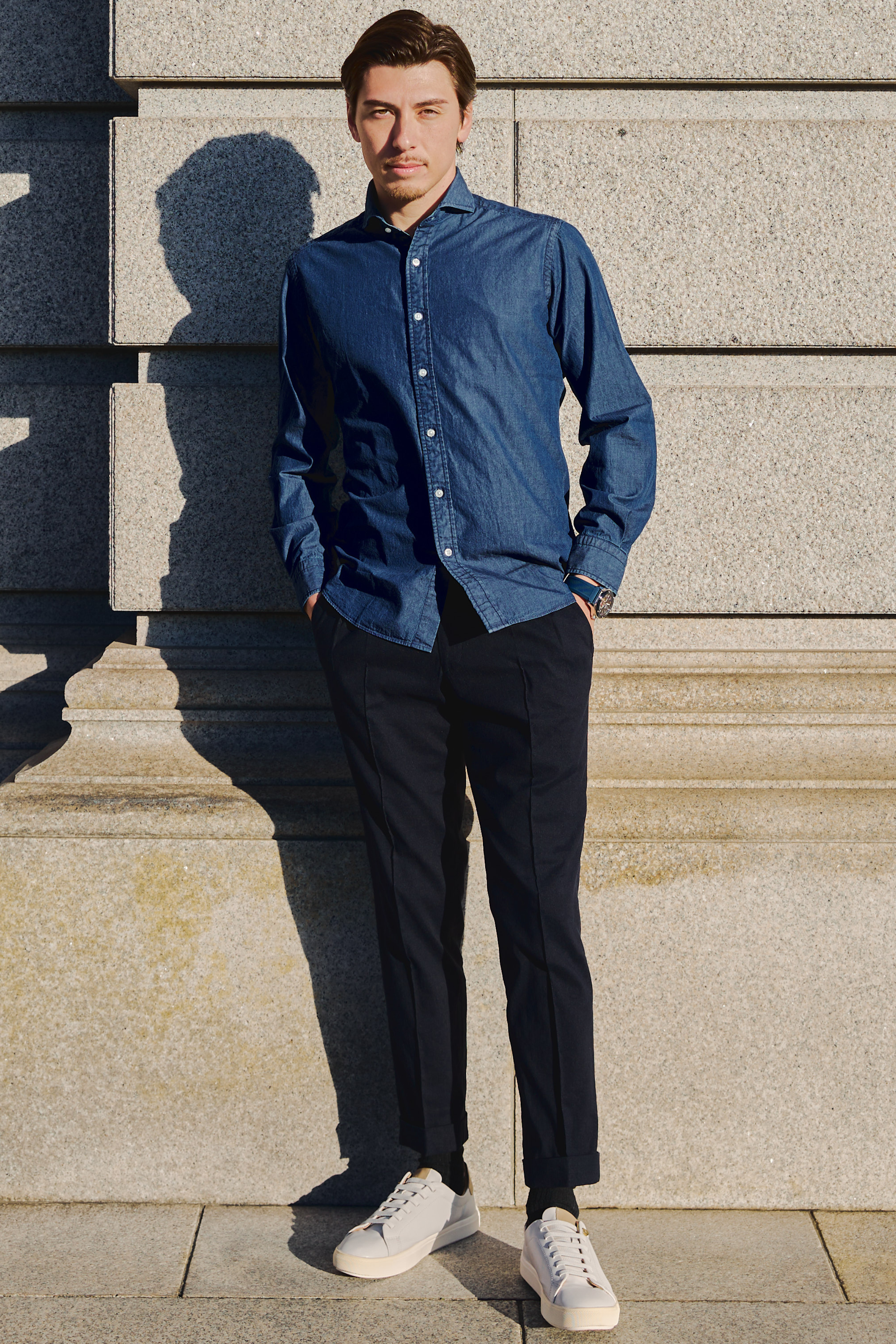 Denim shirt/Navy