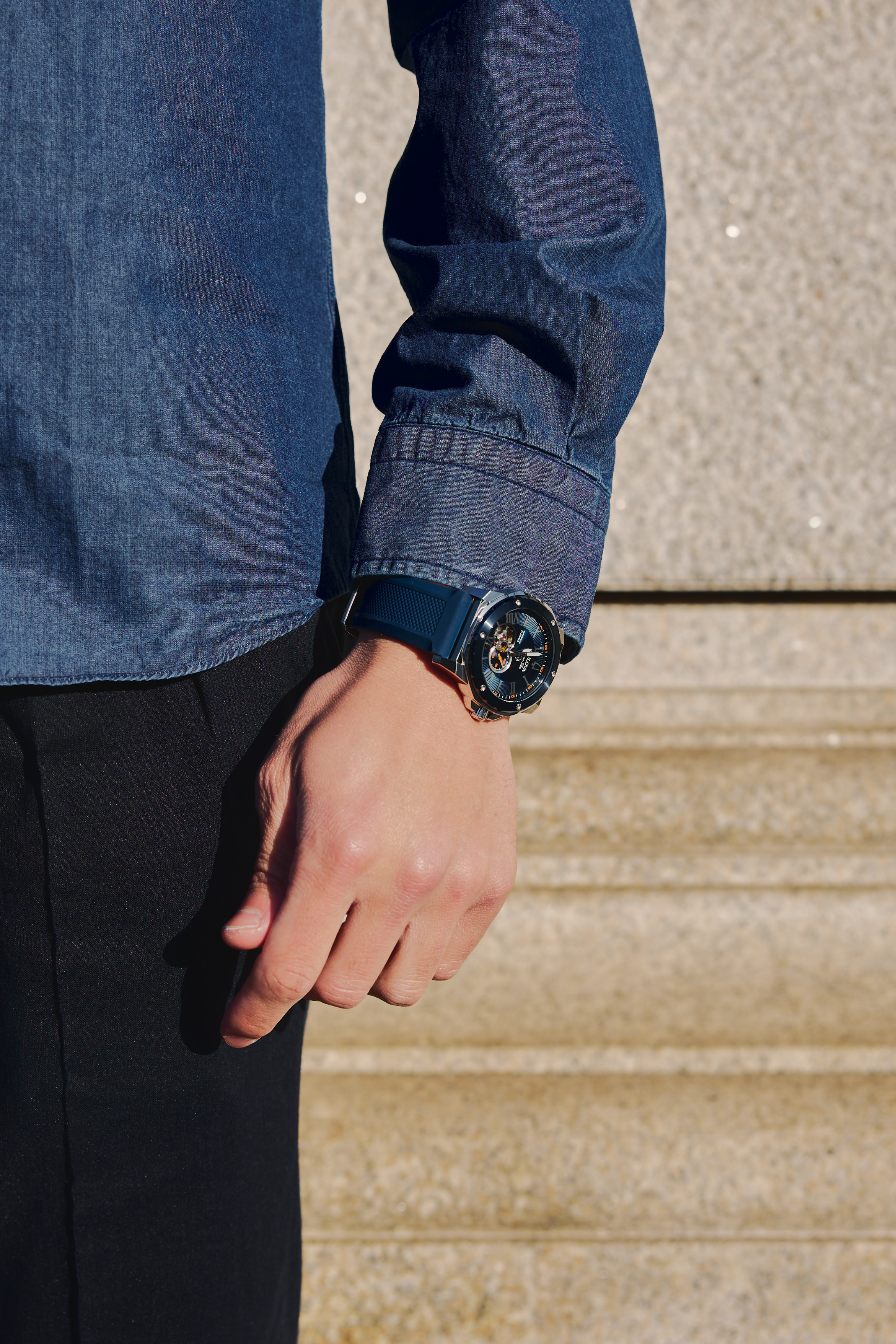 【BULOVA】98A303/Marine Star（blue）
