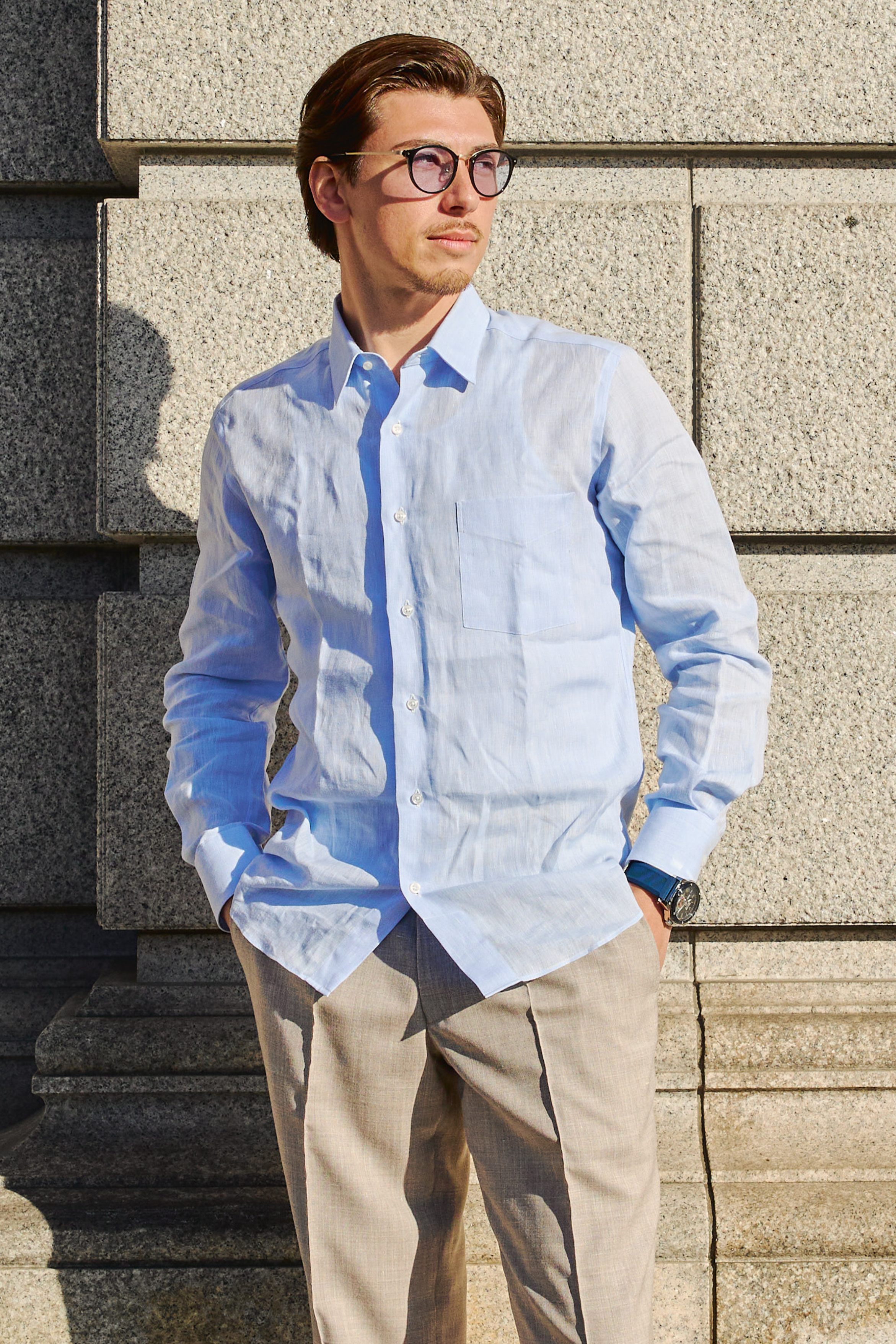 Linen shirt/Sax