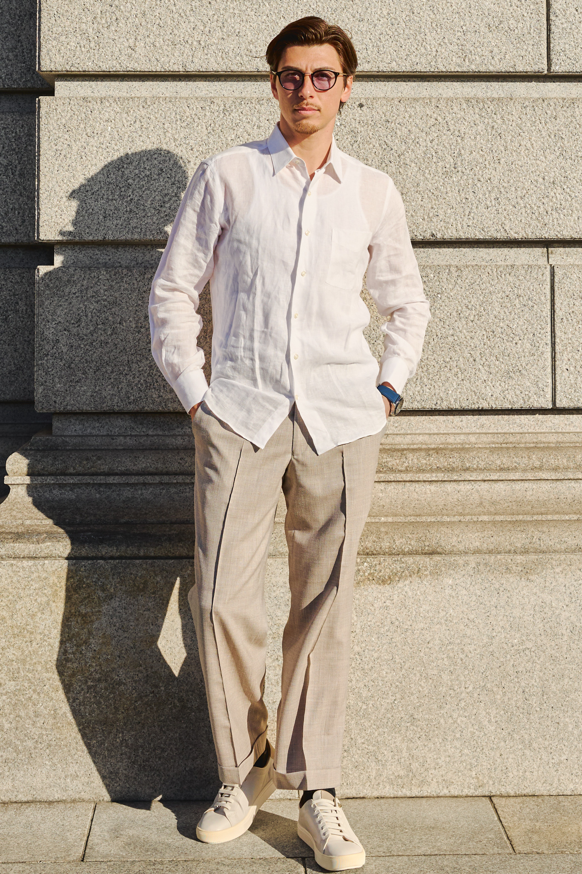 Linen shirt/White