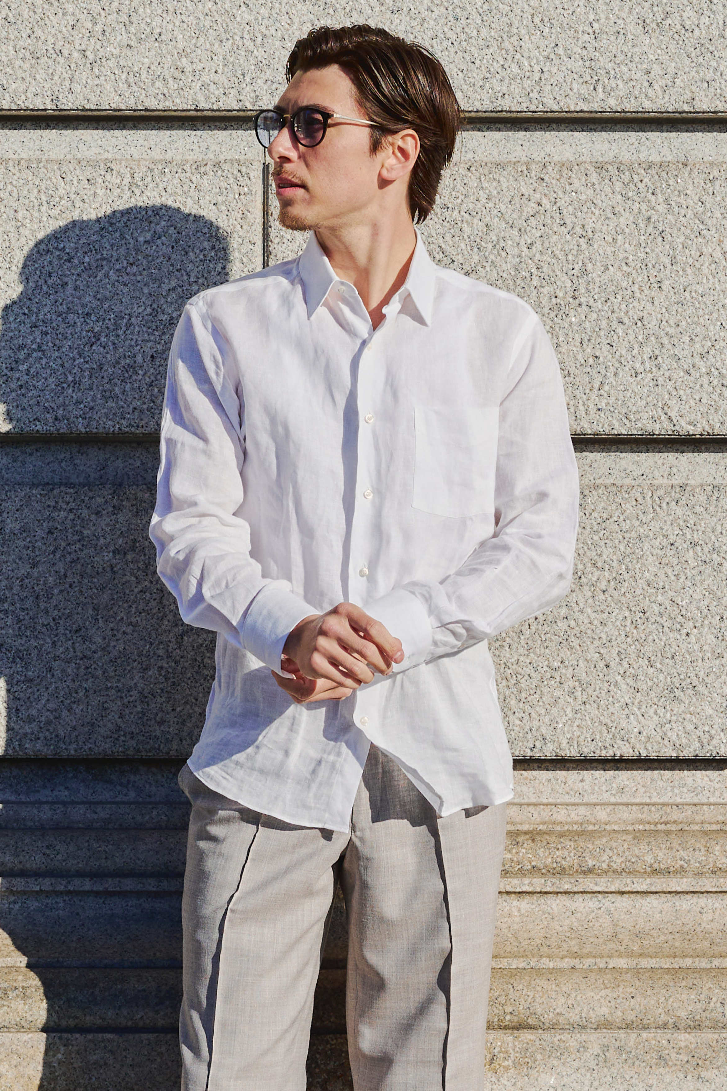 Linen shirt/White