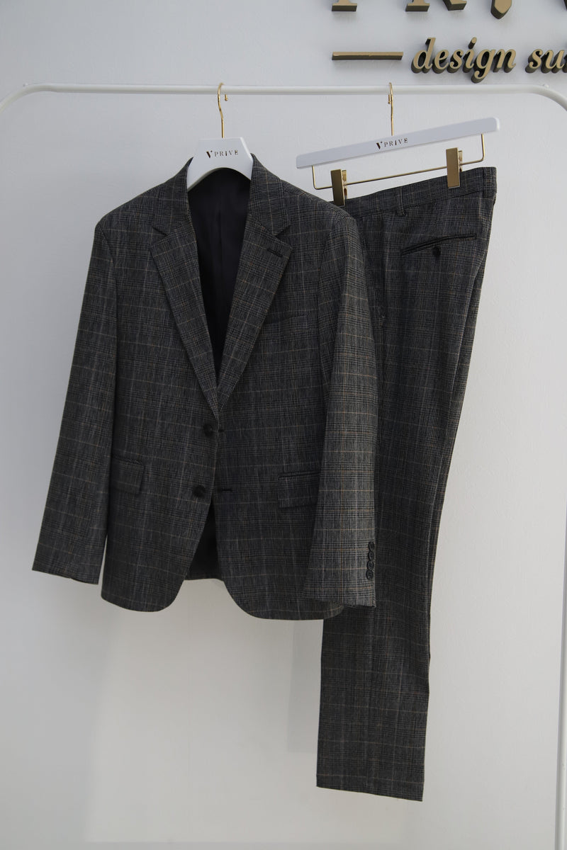 K Check Single Jacket/Black