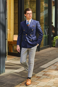 Basic Double Blazer/Navy