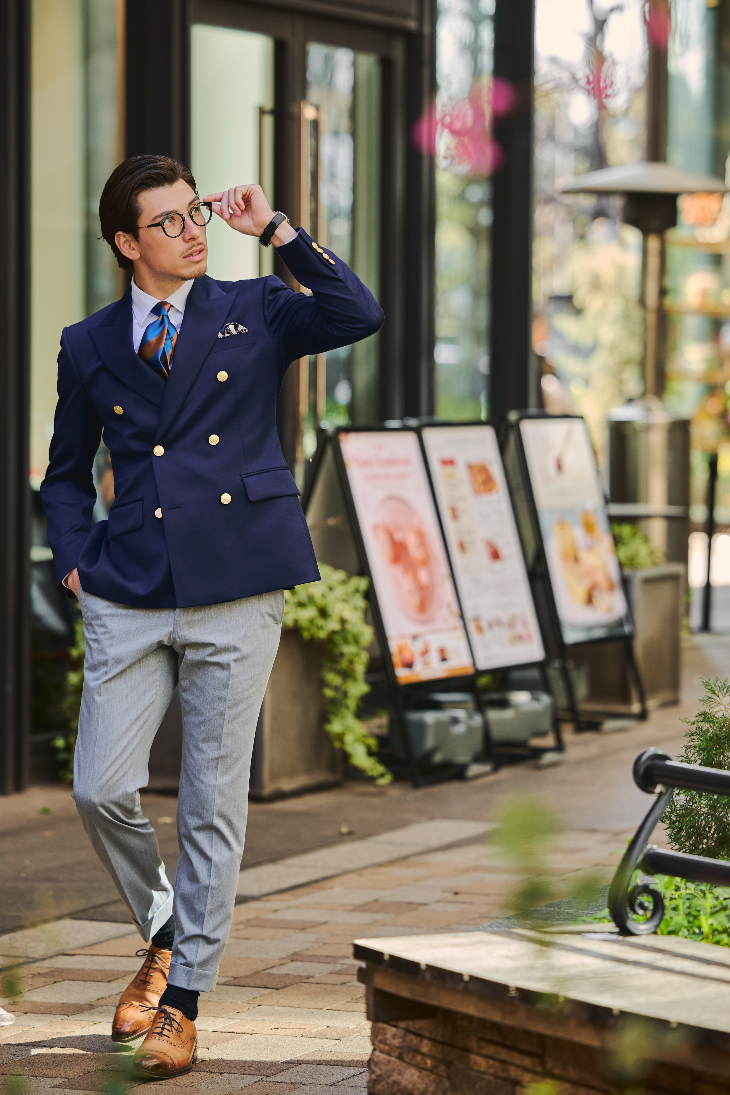 Basic Double Blazer/Navy