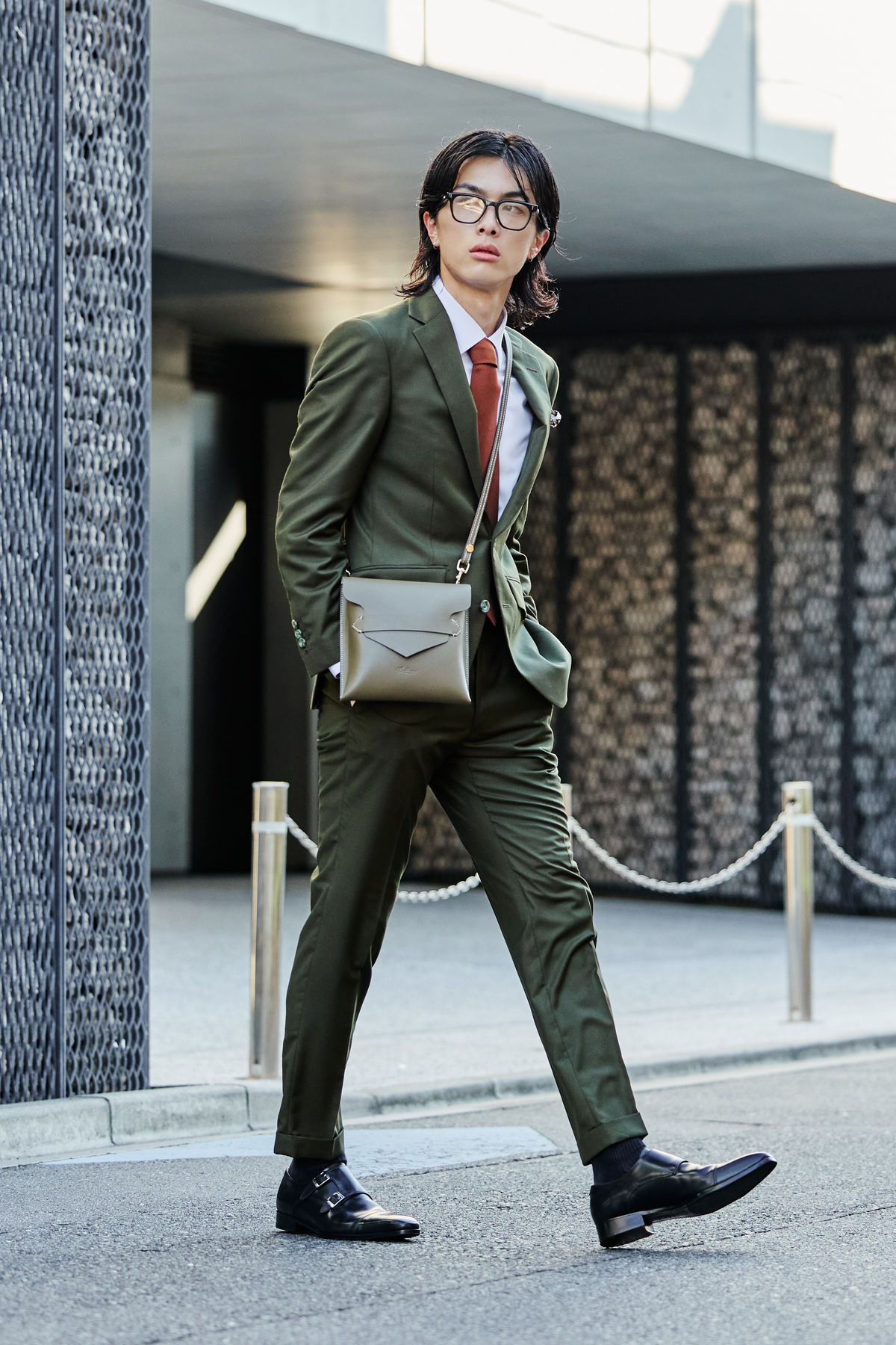 Boldrini Selleria Crossbody Bag/Khaki