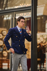 Basic Double Blazer/Navy