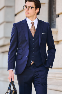 イタリア生地ネクタイ/ペイズリー柄ライトブラウン