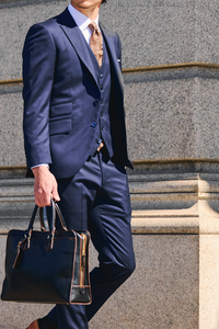 イタリア生地ネクタイ/ペイズリー柄ライトブラウン