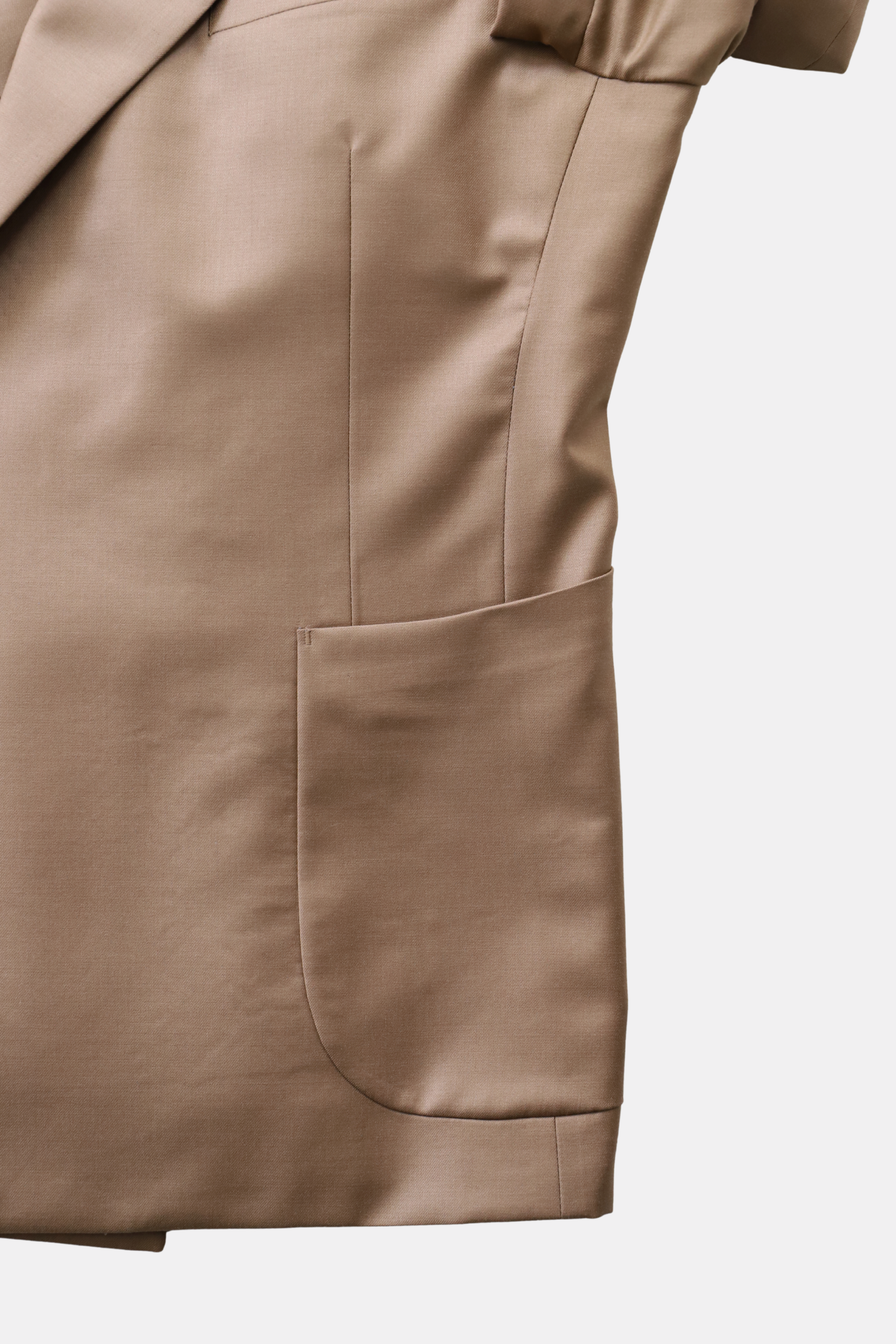 Belted Design Jacket Setup/Brown