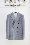 Seersucker Double Jacket/Blue
