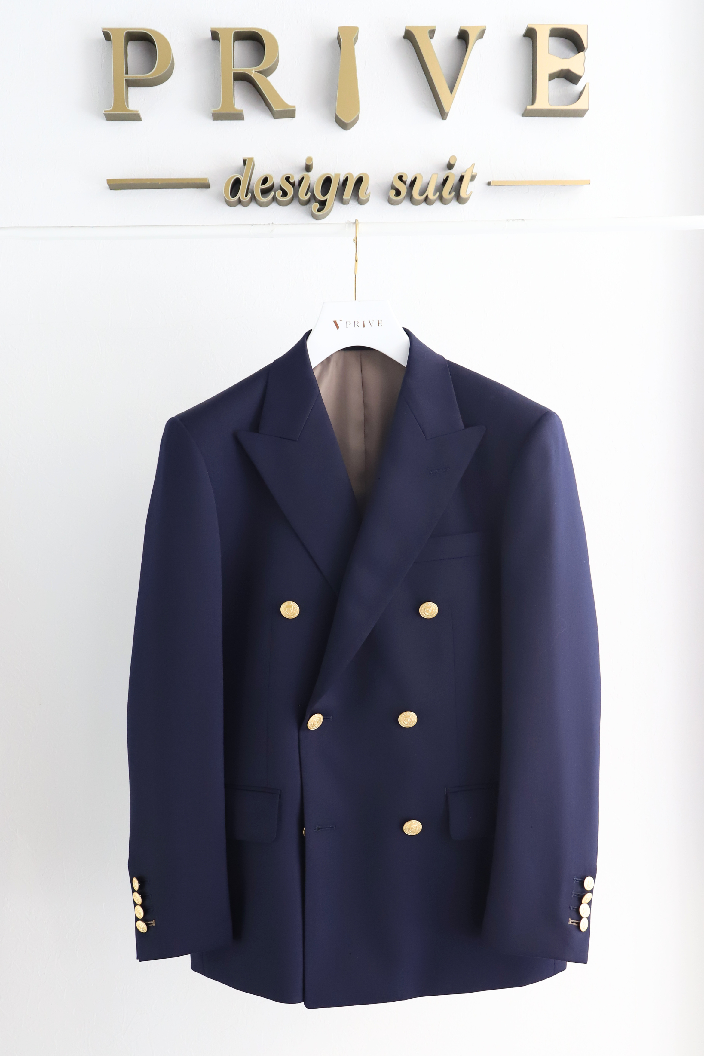 Basic Double Blazer/Navy