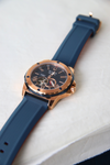 【BULOVA】98A227/Marine Star（Rose gold×Blue）