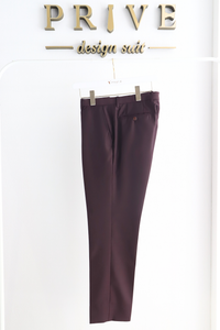 Collarless Single Jacket Setup/Winered