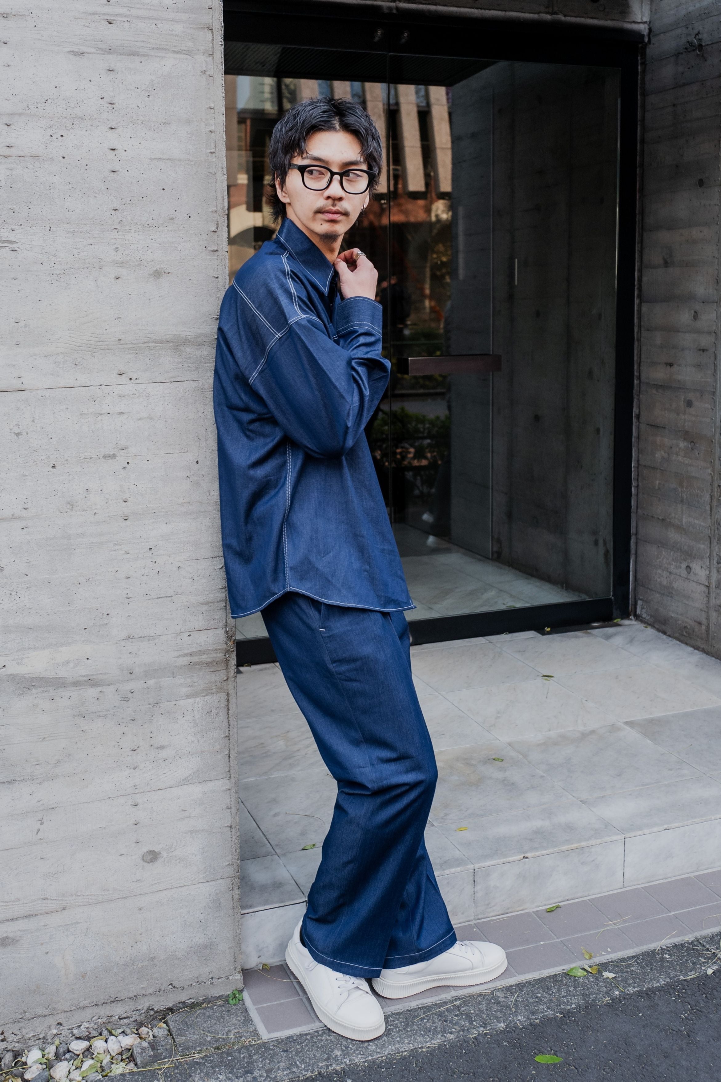 K Silky Fabric Setup 2nd/Blue – PRIVE ONLINE