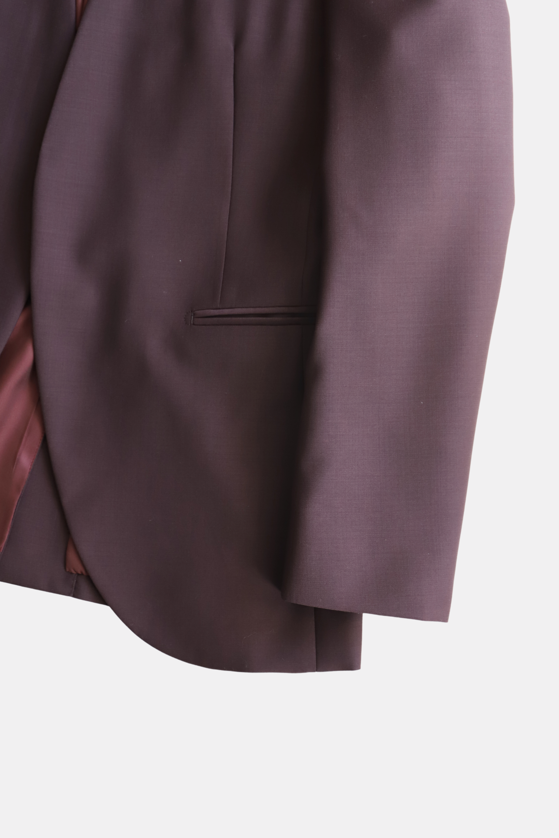 Collarless Single Jacket Setup/Winered