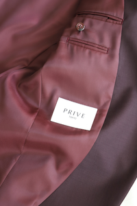 Collarless Single Jacket Setup/Winered