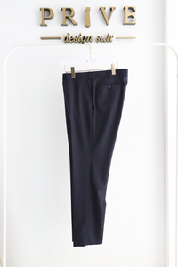 Basic Gloss Single 3P Suit/Navy