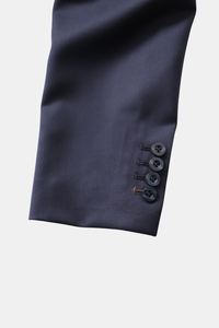 Basic Gloss Single 3P Suit/Navy