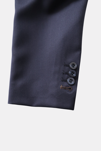 Basic Gloss Single 3P Suit/Navy