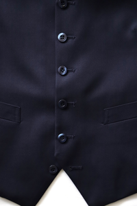 Basic Gloss Single 3P Suit/Navy