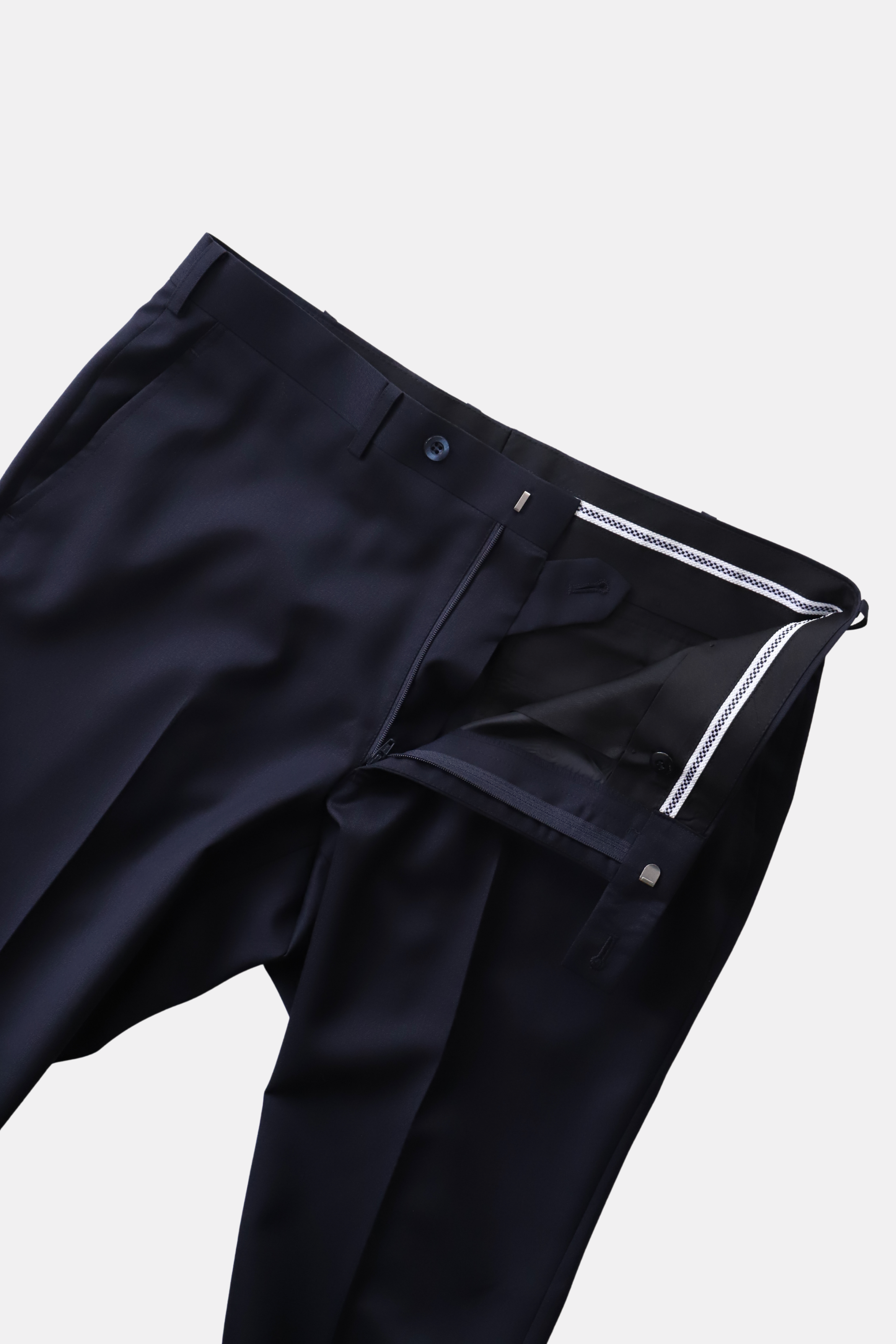 Basic Gloss Single 3P Suit/Navy