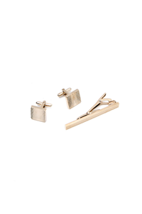 Cufflinks & TiePin Set/Gold