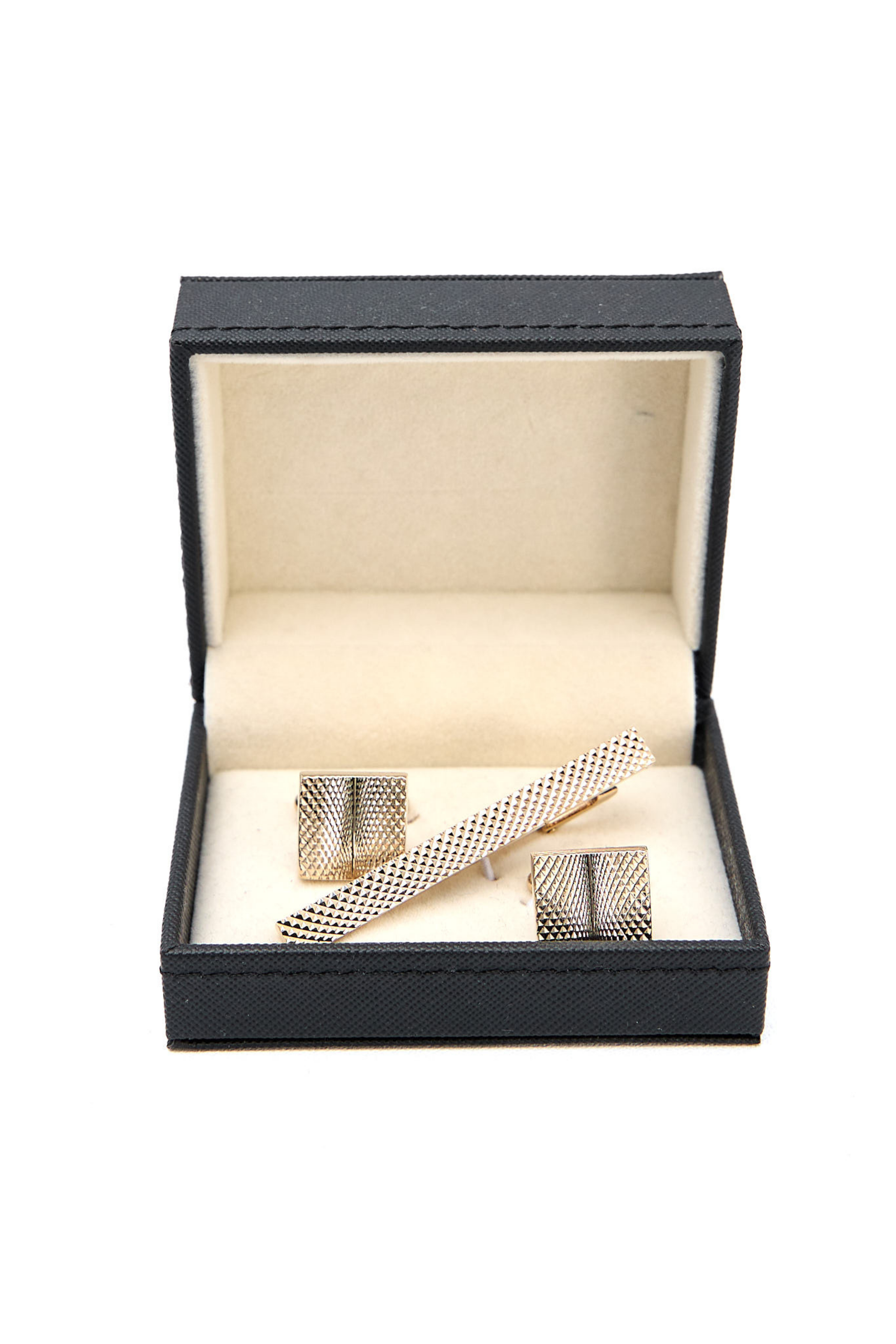 Cufflinks & TiePin Set/Gold
