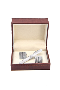 Cufflinks & TiePin Set/Silver