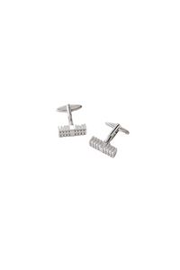 Cufflinks/Ridge Silver