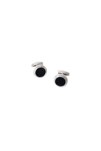 Cufflinks/Circle Black